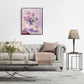 Paint By Number Oil Painting Purple White Flower (40*50cm)