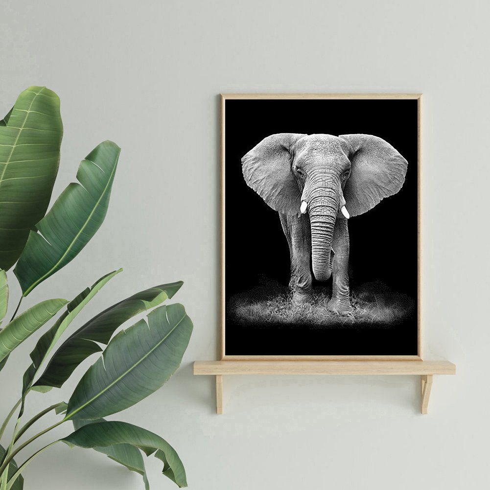 Diamond Painting - Full Round -Elephant 2