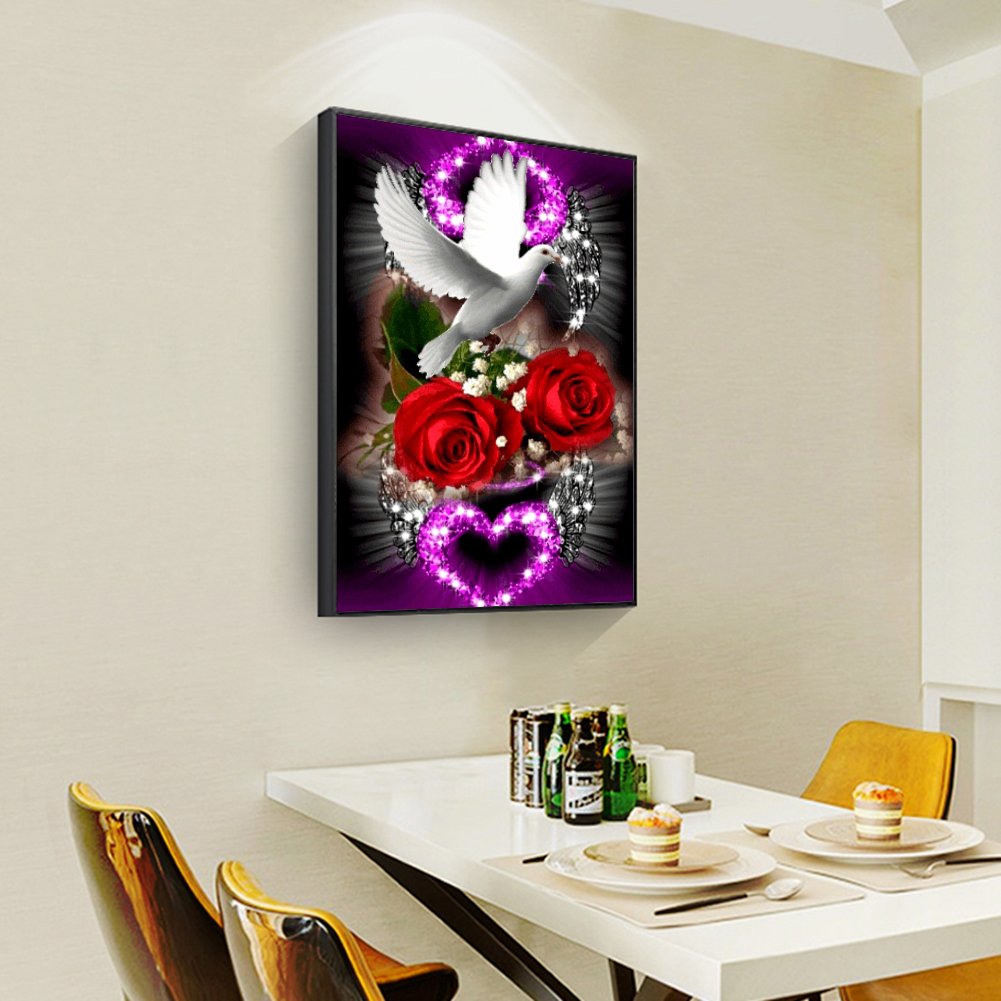 Diamond Painting - Full Round - Rose Love(30*45cm)