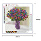 Diamond Painting - Full Round - Colorful Rose 2
