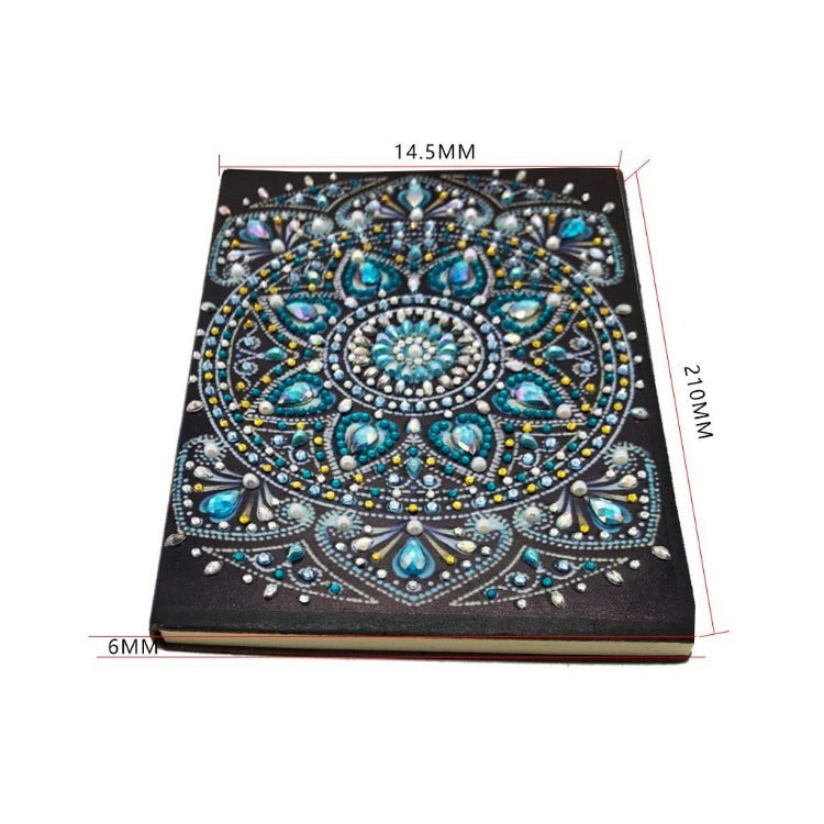 A5 5D Notebook DIY Part Special Shape Rhinestone Diary Book | Flower【diamondpaintingsart】