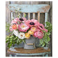 11ct Stamped Cross Stitch Blooming Flowers(40*50cm)