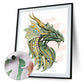Green Dragon Canvas Acrylic Picture Kits Home Wall Art Decoration