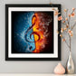 Diamond Painting - Full Round - Musical Note B