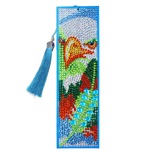 DIY Diamond Painting Bookmark with Tassel Eagle