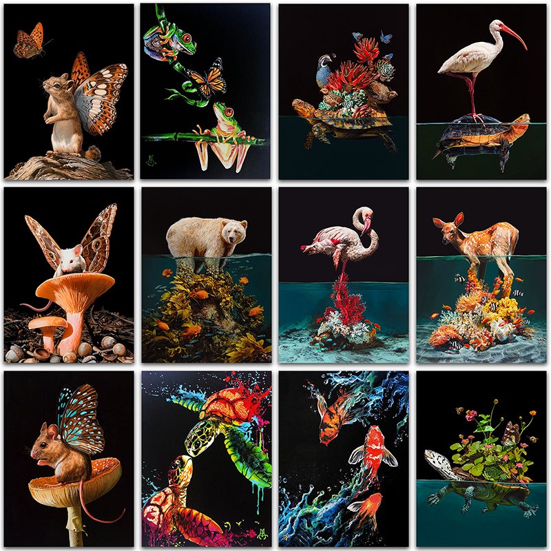 Diamond Paintings Art Full Drill Animal & Plants