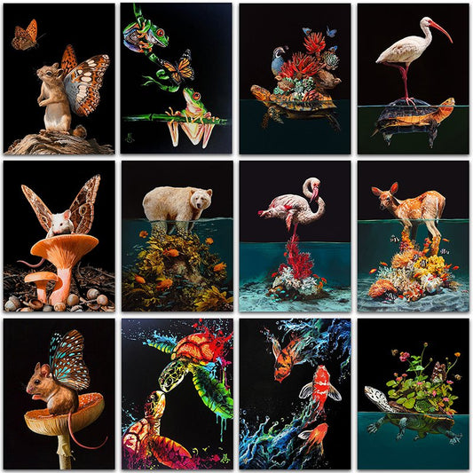 Diamond Paintings Art Full Drill Animal & Plants