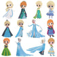 Frozen 12 PCS Cartoon DIY Diamond Painting Stickers Kit
