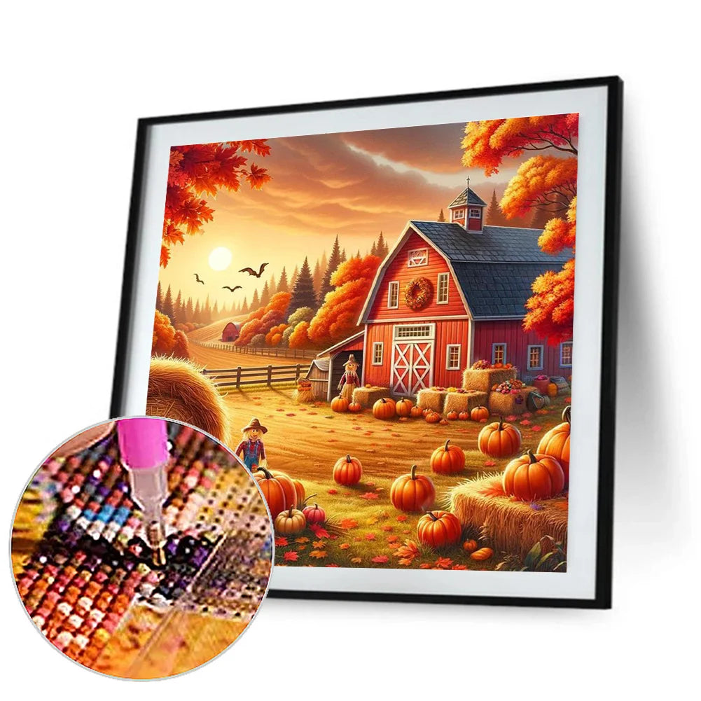 Diamond Painting - Full Round / Square - Autumn Farm