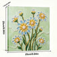 DIY Pearl Painting With Frame - Handmade Self-Adhesive Pearls - Flower (25*25cm) D