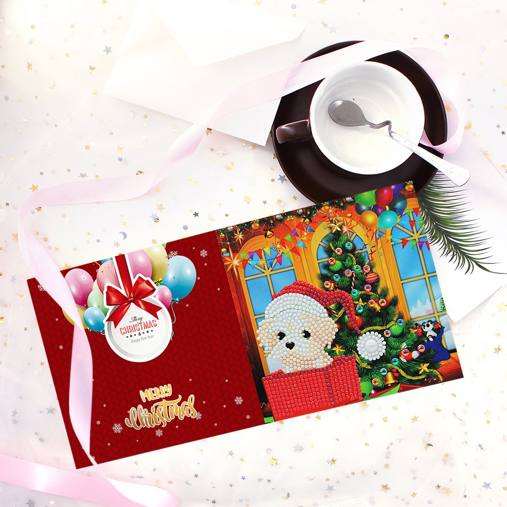 DIY Diamond Painting Greeting Card - Merry Christmas A