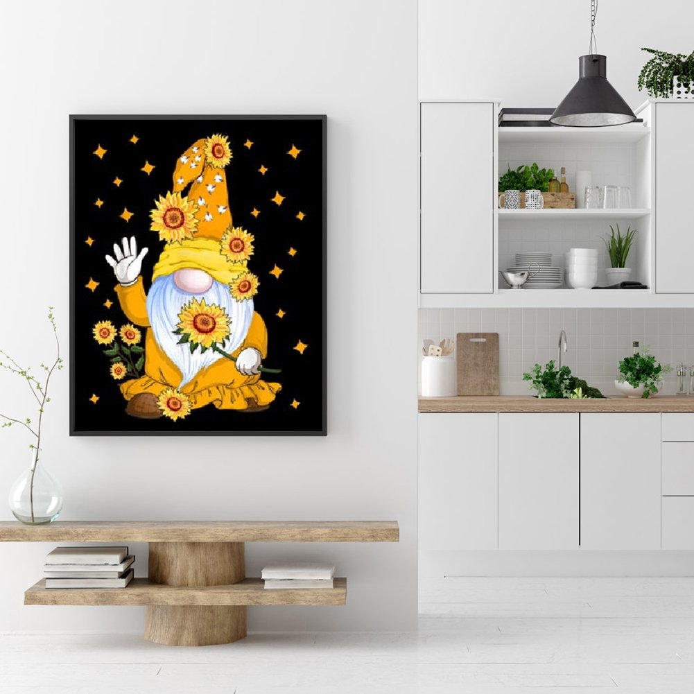 Faceless Gnome 5D DIY Chirstmas Diamond Painting Kit Full Round Drill 