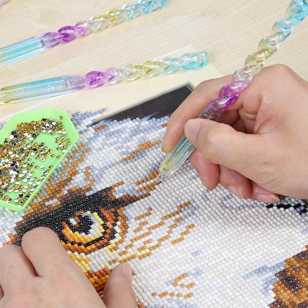 2pcs 5D DIY Diamond Painting Point Drill Pen