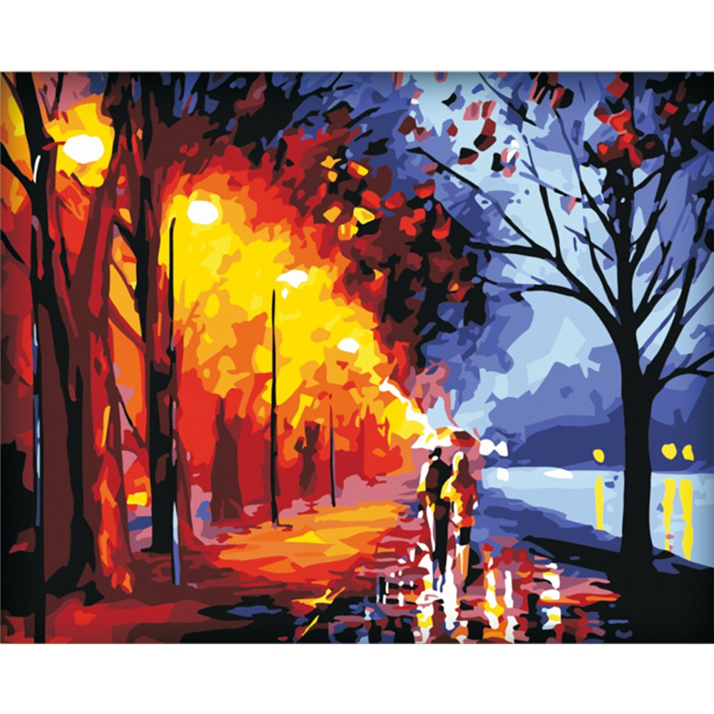 Paint By Number Oil Painting Street Walk (40*50cm)