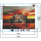 Diamond Painting  - Full Round  -  Tiger A