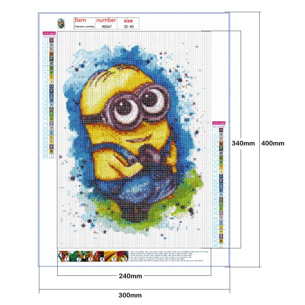 Diamond Painting - Full Round - Minions