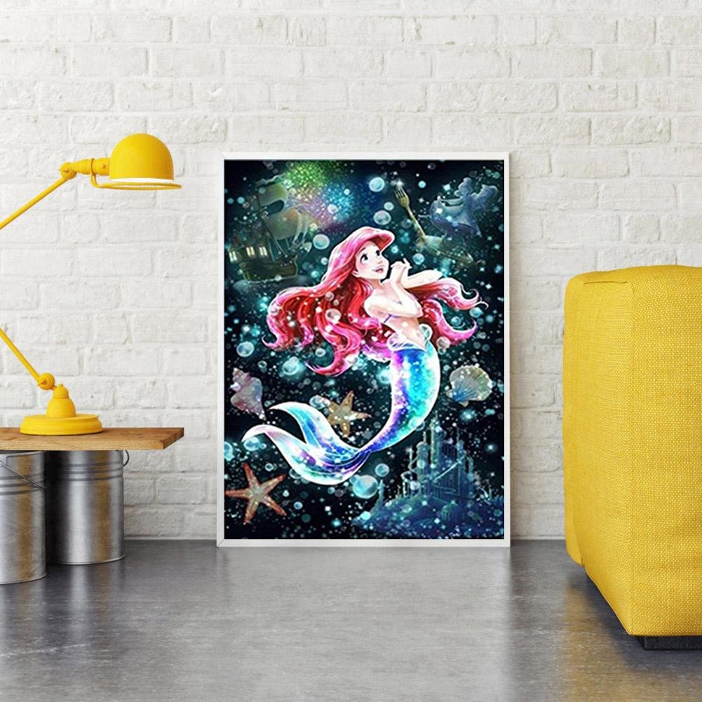 Diamond Painting - Full Round - Mermaid Princess E