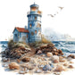 Diamond Painting - Full Round / Square - Lighthouse