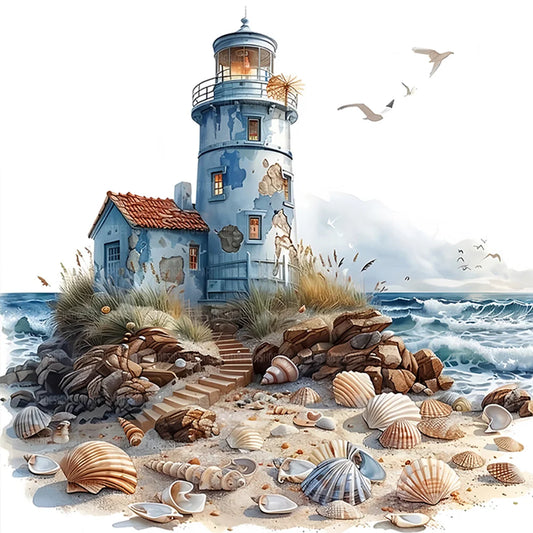 Diamond Painting - Full Round / Square - Lighthouse
