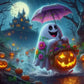 Diamond Painting - Full Round - Halloween Night Ghost 2