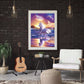 Diamond Painting - Full Round - White Horse On The Beach 