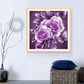 Diamond Painting - Partial Round - Purple Rose 1