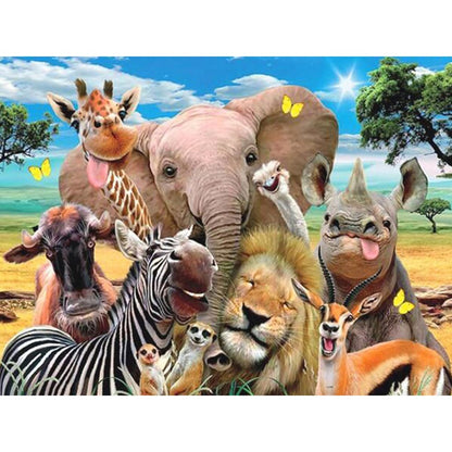 Diamond Paintings Art Full Drill Animal Party