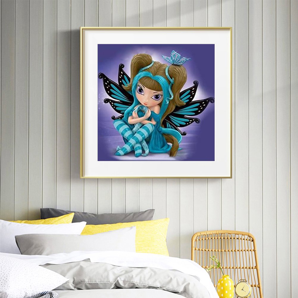 5D DIY Diamond Painting Kit - Full Round - Silent Angel
