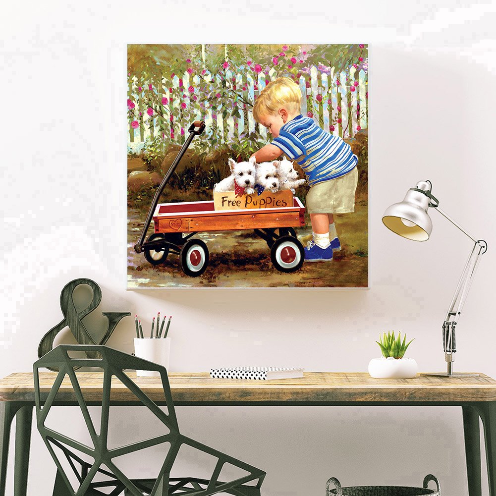 Diamond Painting - Full Round - Cute Boy