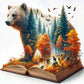 Diamond Painting - Full Round / Square - Autumn Bear View