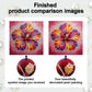 DIY Pearl Painting With Frame - Handmade Self-Adhesive Pearls - Blooming Flowers (25*25cm)