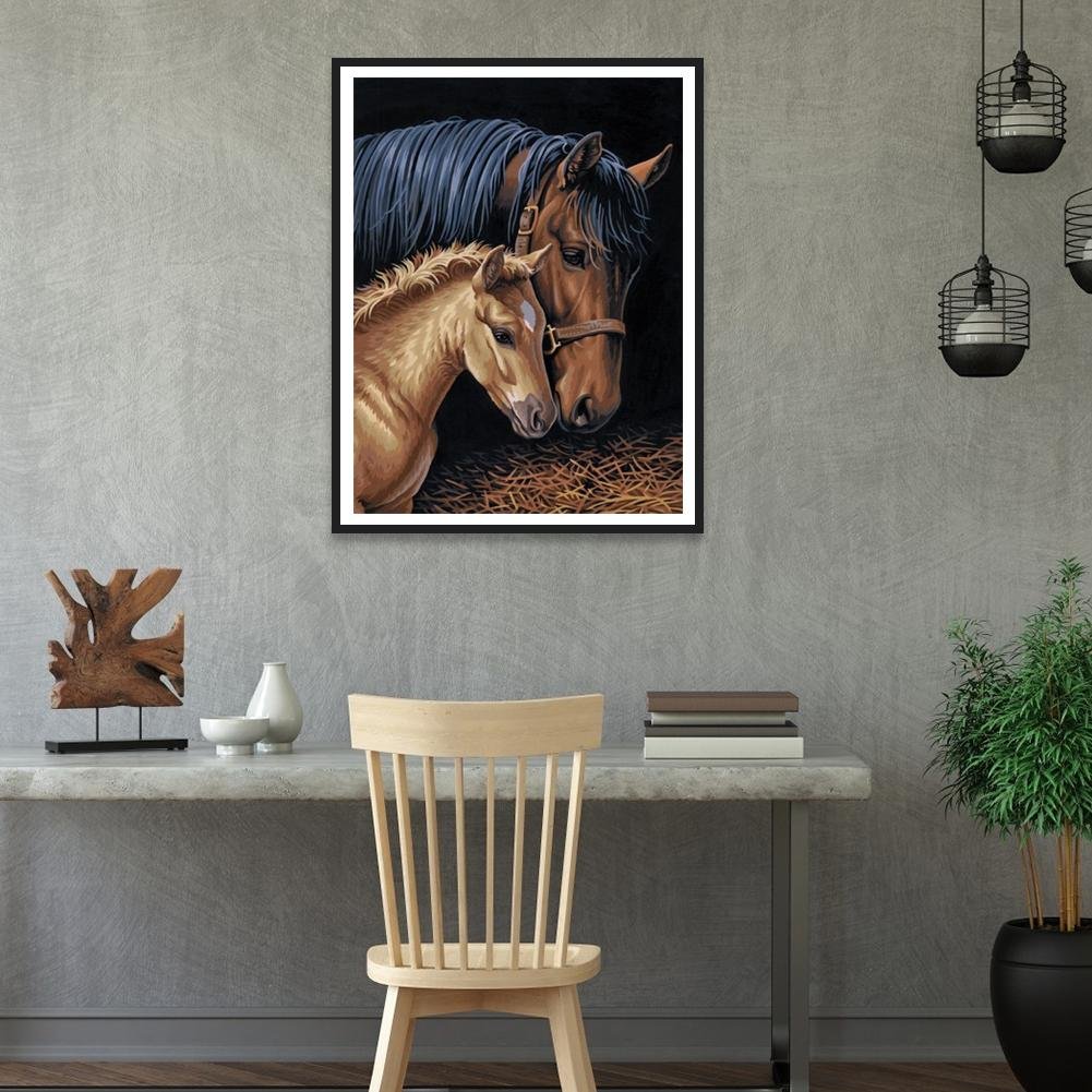 Diamond Painting - Full Round - Horse I