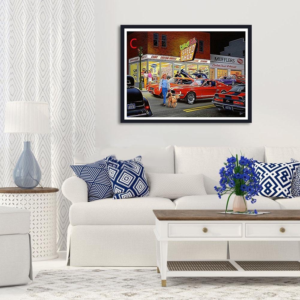 Diamond Painting - Full Round - Bustling City