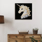 DIY Pearl Painting With Frame - Handmade Self-Adhesive Pearls - Unicorn (25*25cm) C