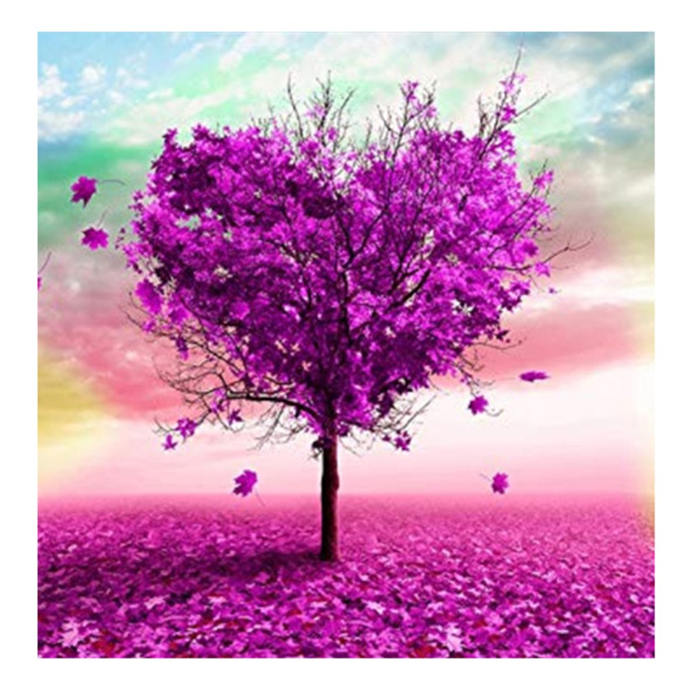 11ct Stamped Cross Stitch Heart Tree(56*56cm)