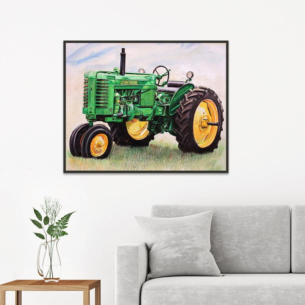 Diamond Painting - Full Round - Tractor A