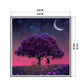 11ct Stamped Cross Stitch - Purple Leaves Tree (50*50cm)