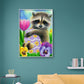 Diamond Painting - Full Round - Racoon Holding Egg