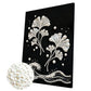 DIY Pearl Painting With Frame - Handmade Self-Adhesive Pearls - Ginkgo Leaves (30*40cm) A
