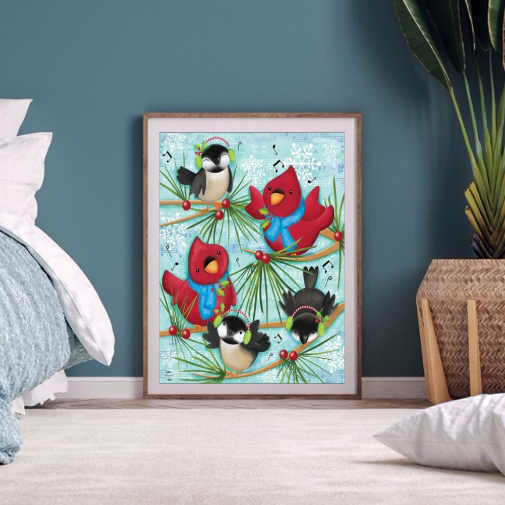 Diamond Painting - Full Round - Birds G