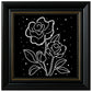 DIY Pearl Painting With Frame - Handmade Self-Adhesive Pearls - Flowers (27*27cm)