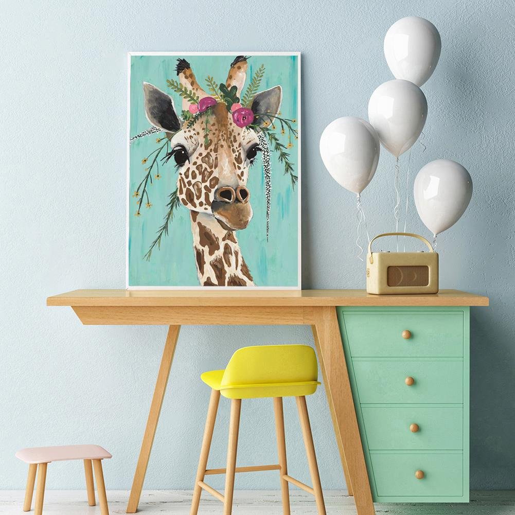 Diamond Painting - Full Round - Giraffe A