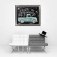 Diamond Painting - Full Round - Blackboard Green Car