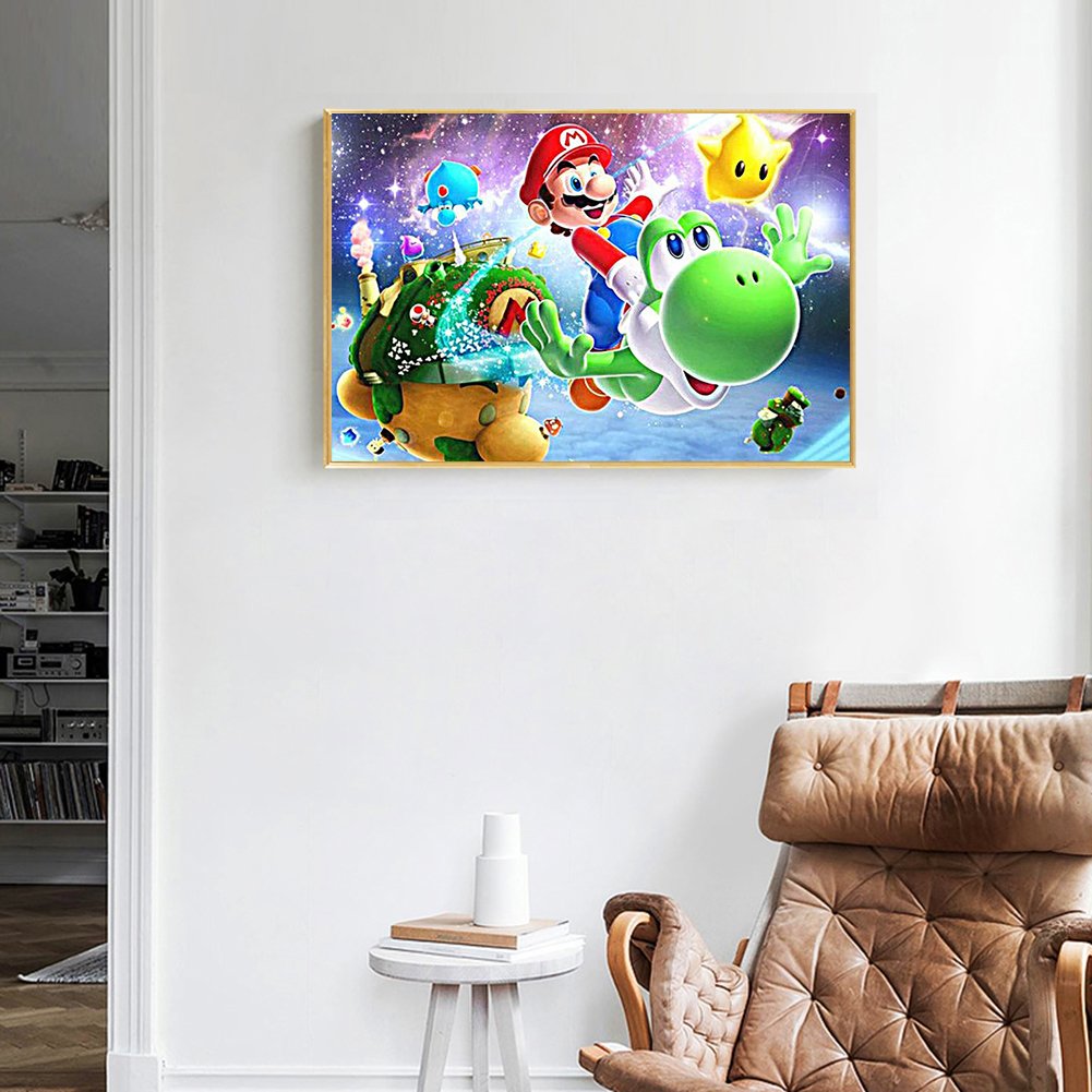 Diamond Painting - Full Round - Super Mario D