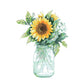 Sunflower Paint By Number Oil Painting  (40*30cm)