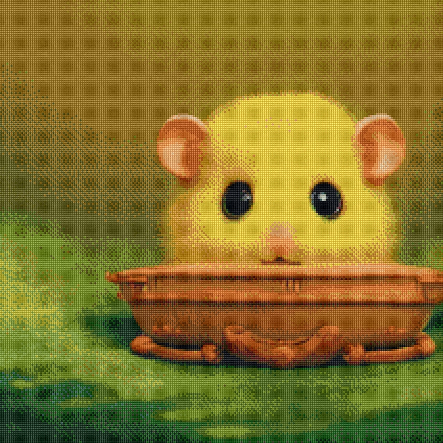 Full Round/Square Diamond Painting Kits | Hamster 40x40cm 50x50cm A