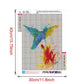 Diamond Painting - Full Round - Bird Flower B