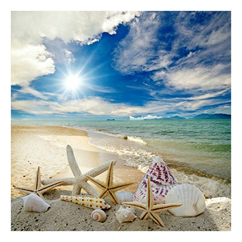 Seaside Beach Scenery DIY Paint By Number Kit