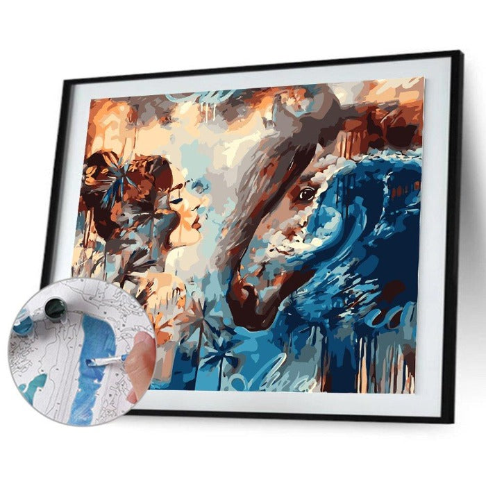 Paint By Number Oil Painting Abstract Color (40*50cm)
