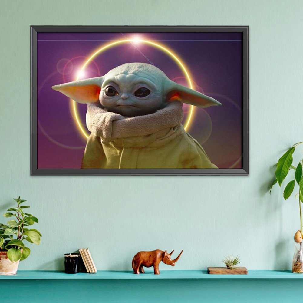 11ct Stamped Cross Stitch - Mournful Alien(60*45cm)